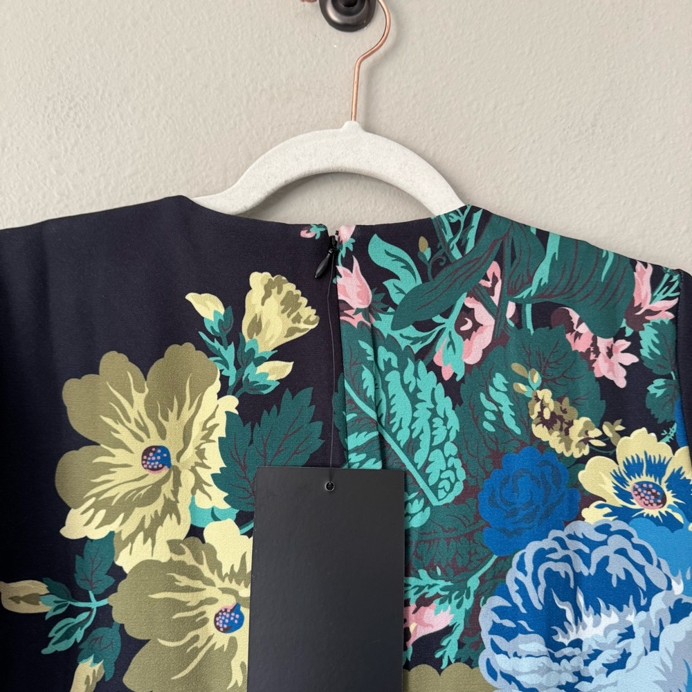 Tuckernuck Black Verdant Bouquet Floral Pierce Dress - Picture 7 of 9